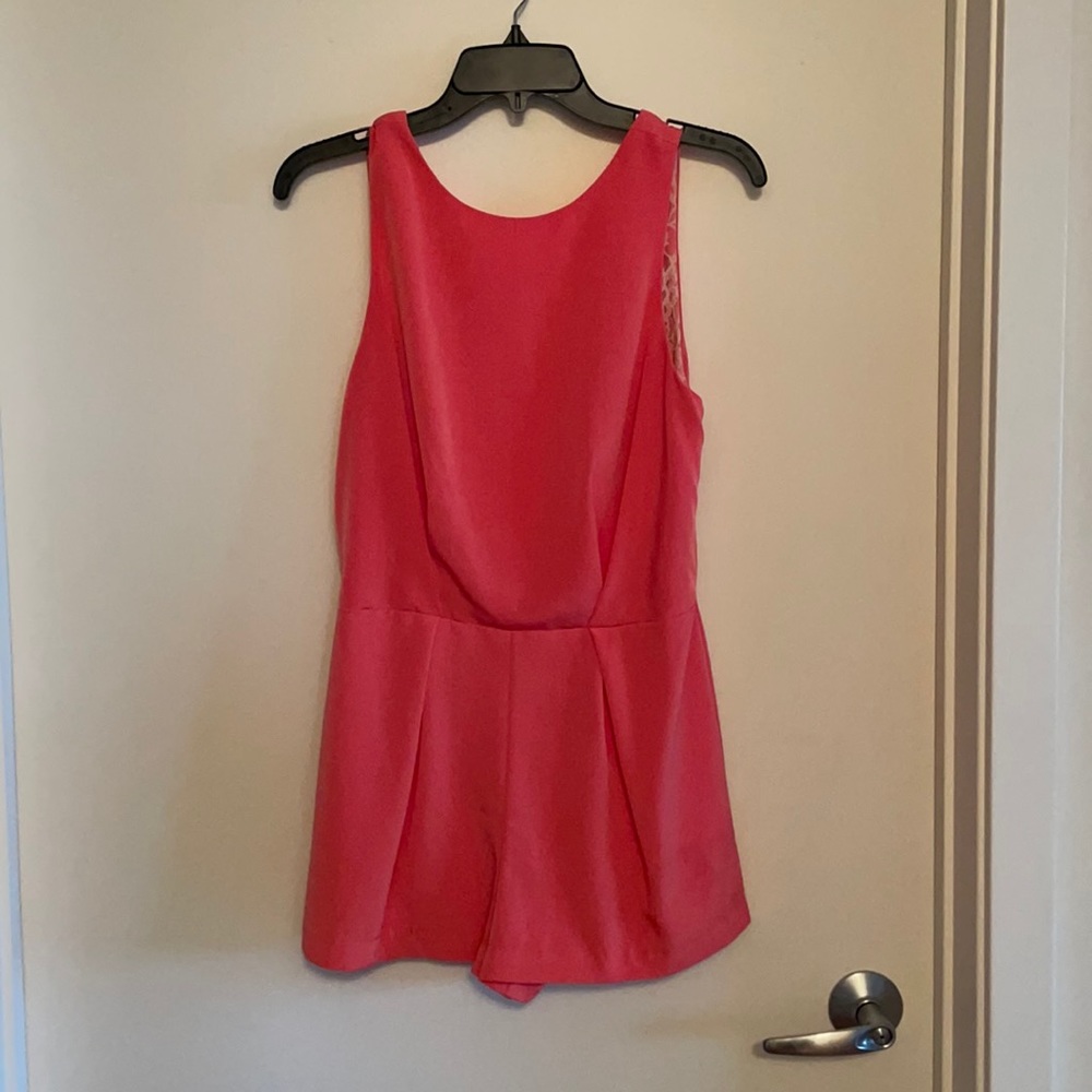 Small Coral Romper